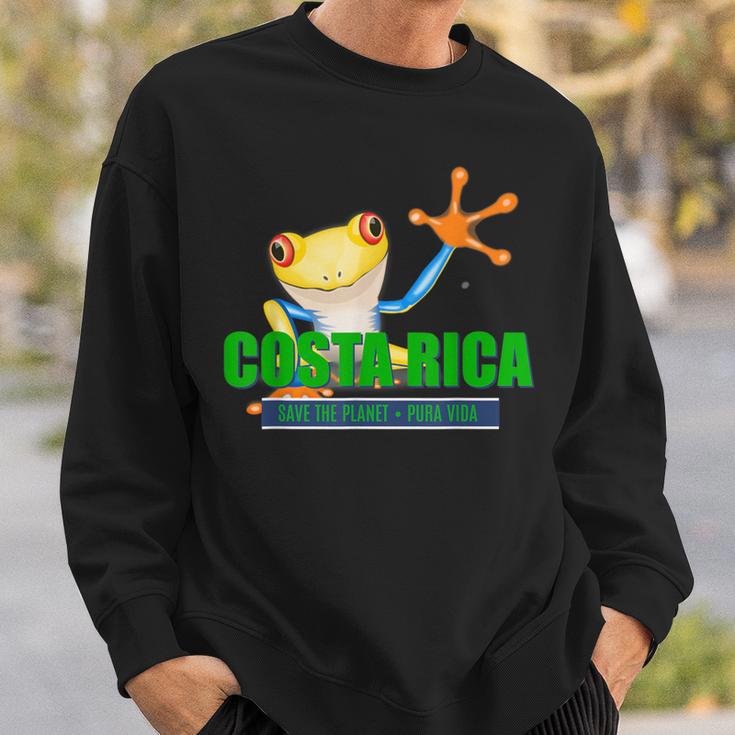 Costa Rica Tree Frog Souvenir Sweatshirt Gifts for Him