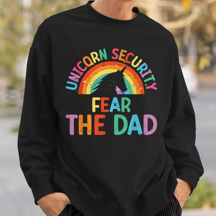 Costume Unicorn Security Fear The Dad Sweatshirt Gifts for Him
