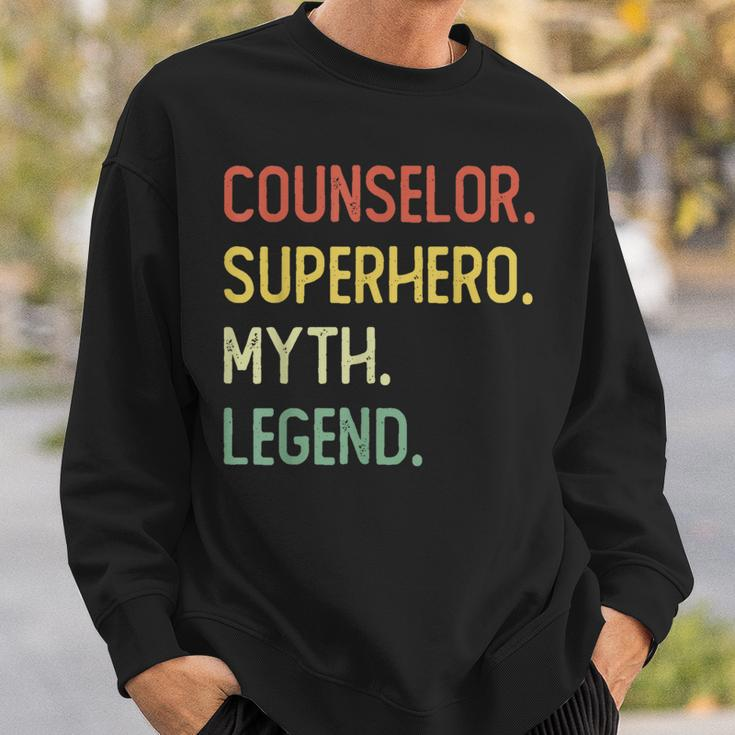 Counselor Superhero Myth Legend Sweatshirt Gifts for Him