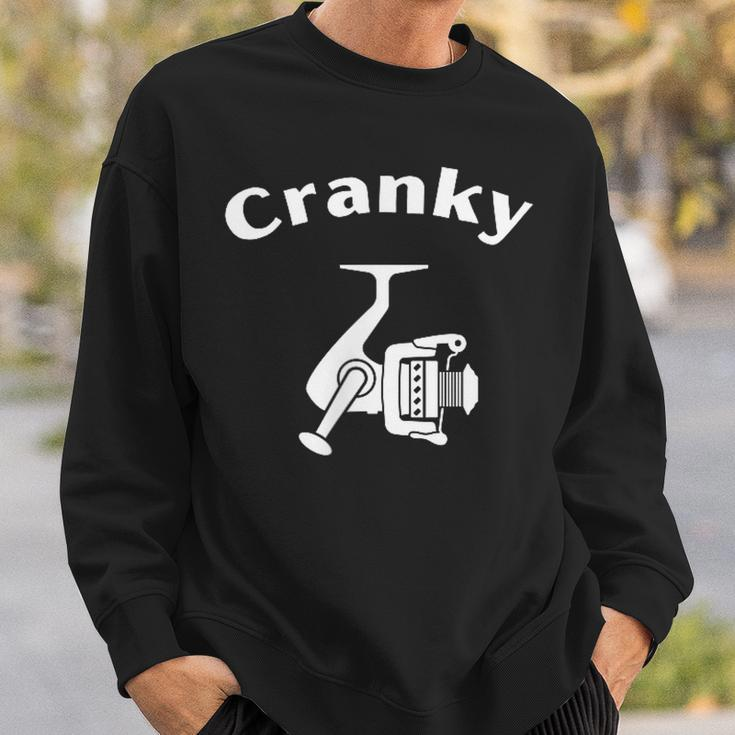Crankbait Fishing Lures Cranky Terrible Cycling Sweatshirt Gifts for Him