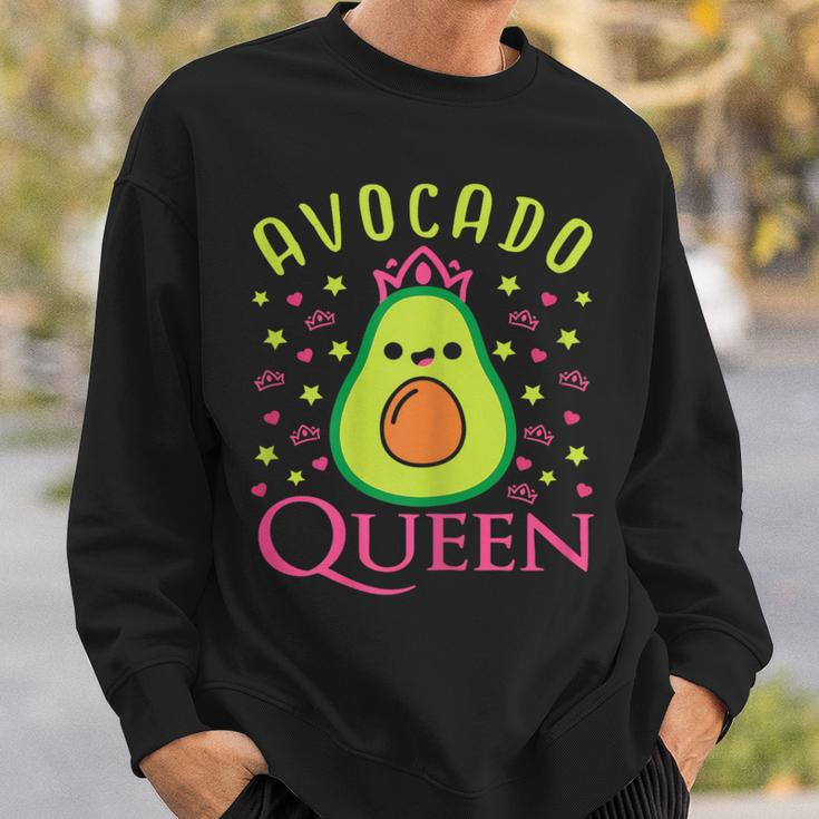 Cute Avocado Queen Vegan Heart Sweatshirt Geschenke für Ihn