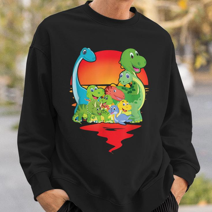 Cute Dinosaur Dinosaurs Prehistoric Dinos Sweatshirt Geschenke für Ihn