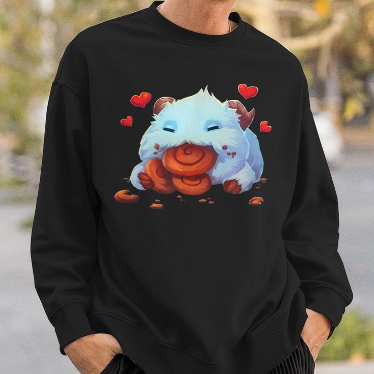 Cute Tongue League Poro Essen Sweatshirt Geschenke für Ihn