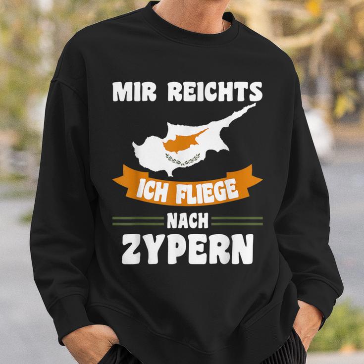 With Cyprus Flag Mir Reichts Ich Fliege Nach Zyprrus Motif Sweatshirt Geschenke für Ihn