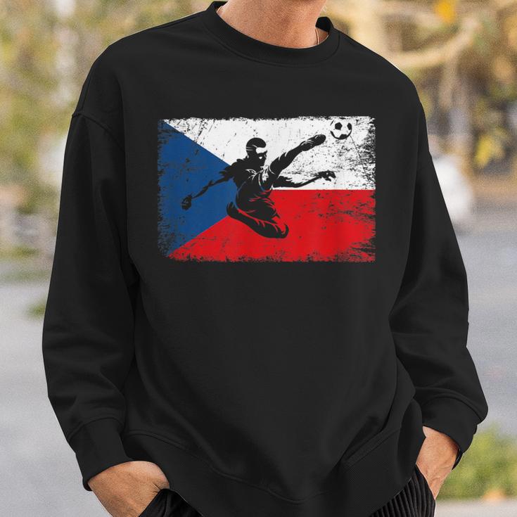 Czech Flag Football Jersey Sweatshirt Geschenke für Ihn