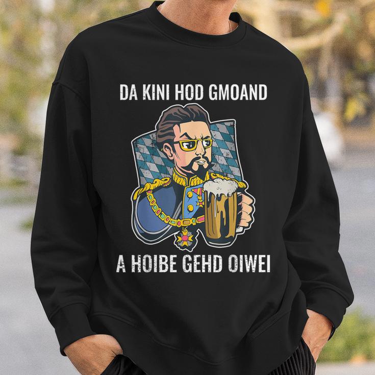 Da Kini Hod Gmoand A Hoibe Gehd Oiwei I Sweatshirt Geschenke für Ihn