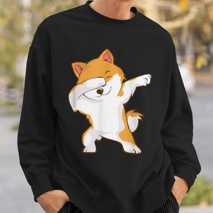 Dabbing Akita Inu Sweatshirt Geschenke für Ihn