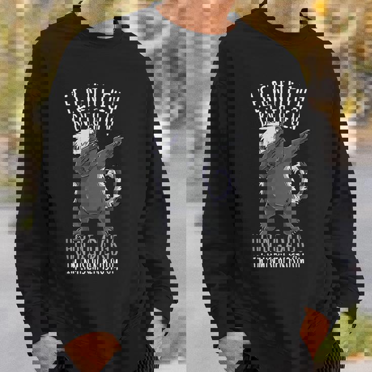 Dabbing Honigdachs Kostüm Mädchen Honigdachs Sweatshirt Geschenke für Ihn