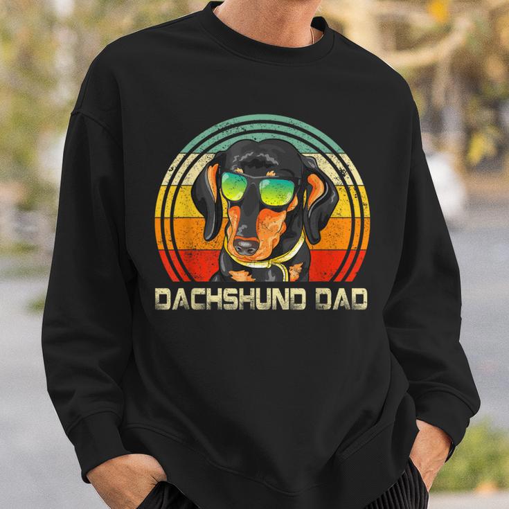 Dachshund Dad Dachshund Papa Lusitg Dachshund Sweatshirt Geschenke für Ihn