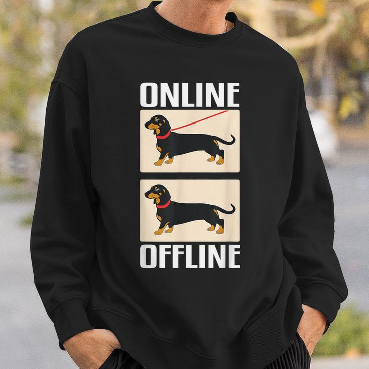 Dachshund Online Dog Owners S Sweatshirt Geschenke für Ihn