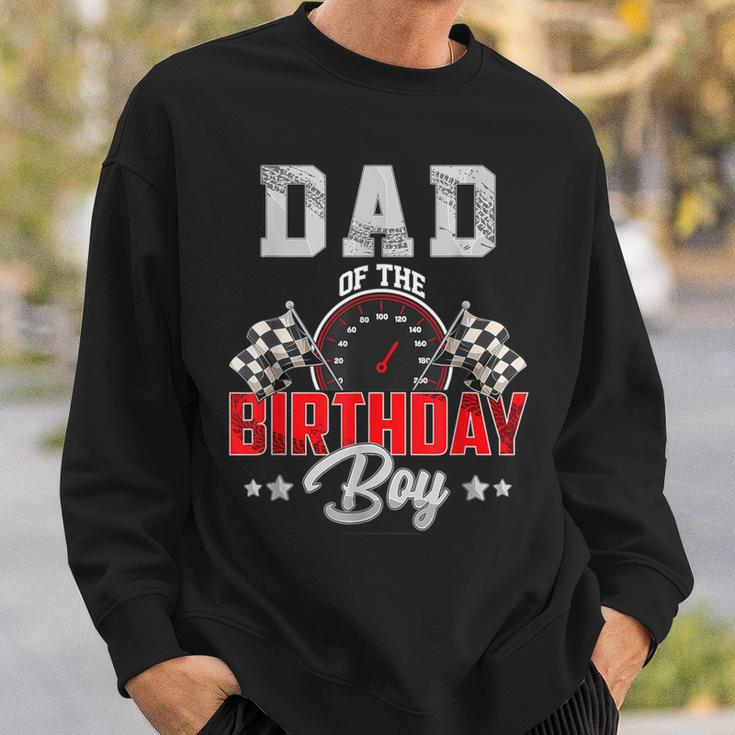 Dad Of The Birthday Boy Race Car Racing Car Driver Sweatshirt Gifts for Him