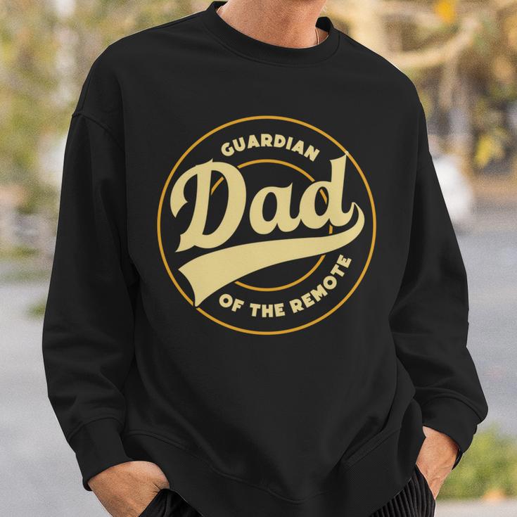 Dad Guardian Lustige Fernbedienung Tvatertag Papa Pops Daddy Da Sweatshirt Geschenke für Ihn