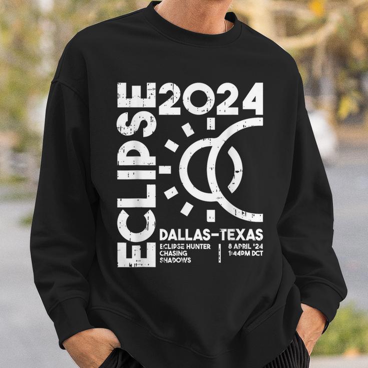 Dallas Texas Total Solar Eclipse April 8 2024 Totality Sweatshirt Gifts for Him