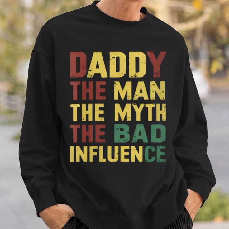 Damen Papa Amatertag 2024Intage 90Er Jahre Stil Bekleidung Mit-Ausschnitt Sweatshirt Geschenke für Ihn