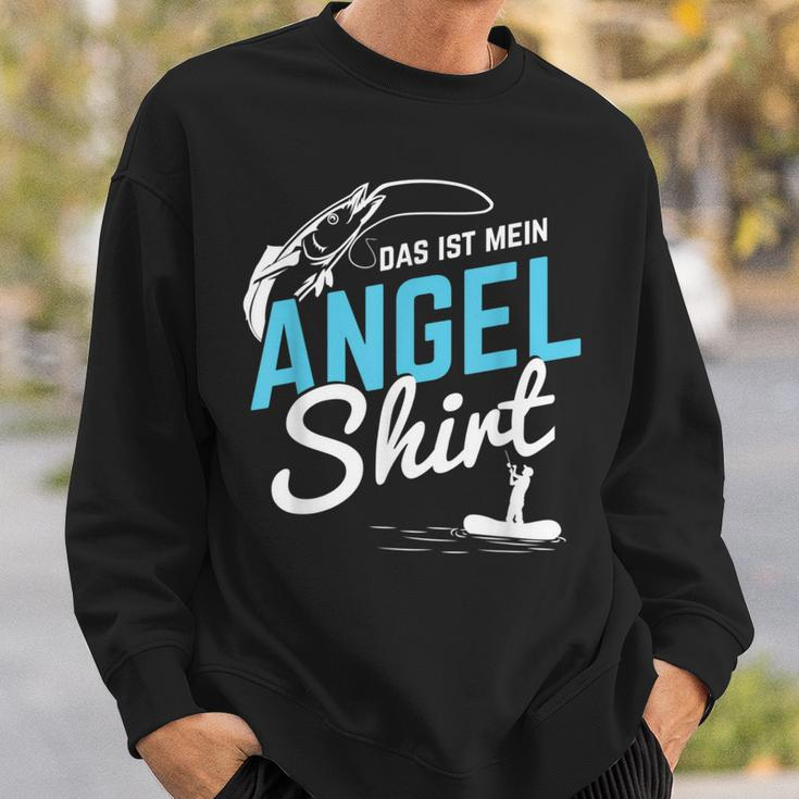 Das Ist Mein Angel Angler Fishing Trip Fish Fishing Sweatshirt Geschenke für Ihn