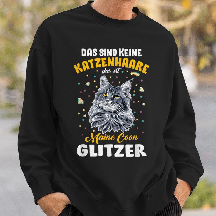 Das Sind Keine Katzenhaare Cat Lovers Cat Main Coon Sweatshirt Geschenke für Ihn