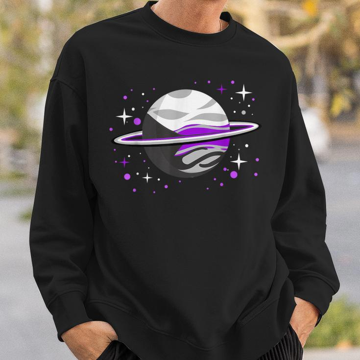 Demisexual Outer Space Planet Demisexual Pride Sweatshirt Gifts for Him