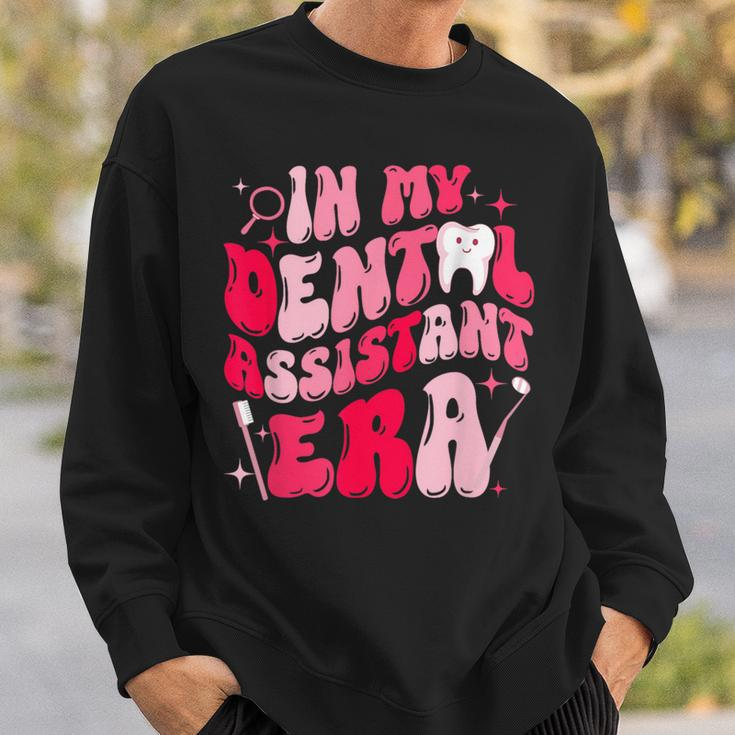 In My Dental Assistant Era Dental Assistant Groovy Sweatshirt Gifts for Him