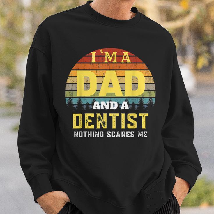 Dentist Dad Vintage Sweatshirt Gifts for Him