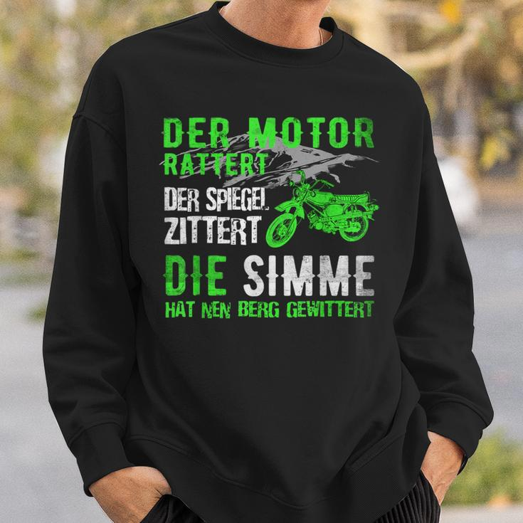 Der Motor Rattert Der Spiegel Zittert Sweatshirt Geschenke für Ihn