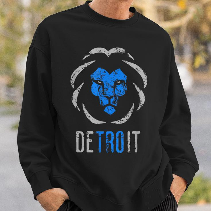 Detroit 313 Lion Sweatshirt Geschenke für Ihn