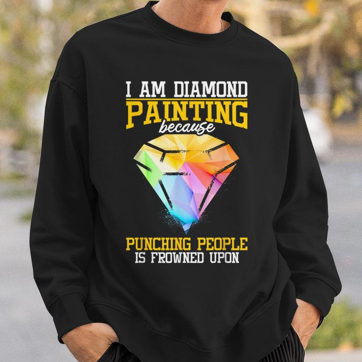 Diamond Painting Lover Tools Pen Diamond Artist Painter Sweatshirt Gifts for Him