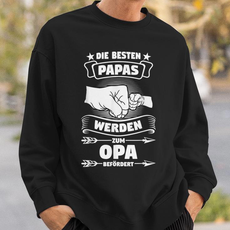 Die Beste Papas Werden Zum Opa Bebetragen Grandpa Papa The Sweatshirt Geschenke für Ihn