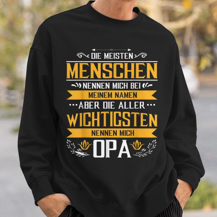 Die Meisten Menschen Nennen Beim Name Grandfather Papa Opa Sweatshirt Geschenke für Ihn