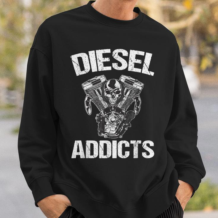 Diesel Addicts Power Stroke Engine 4 X 4 Sweatshirt Geschenke für Ihn