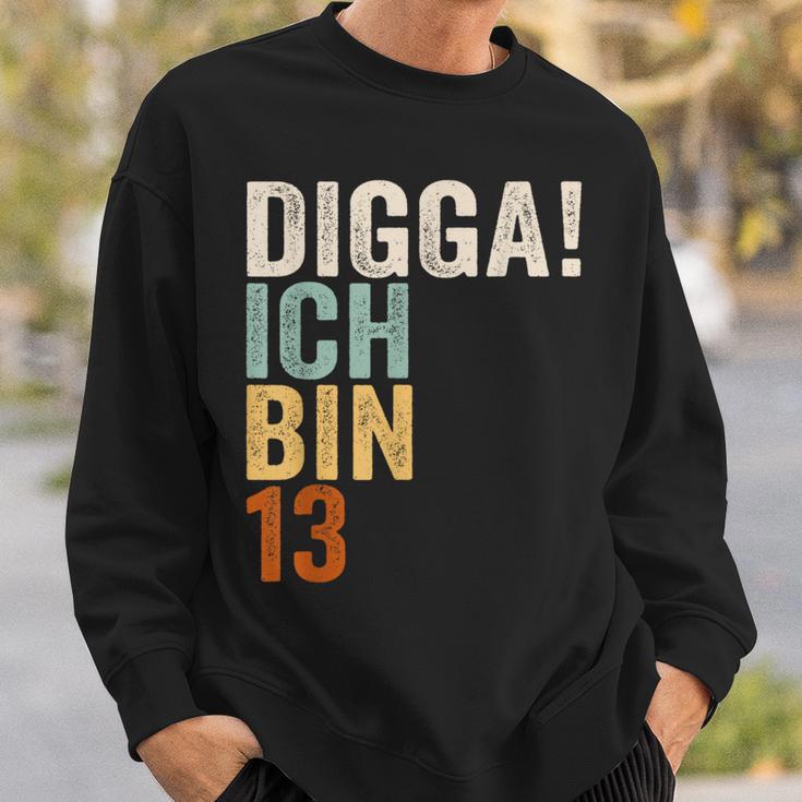 Digga Ich Bin 13 Jahre 13 Jahre 13 Sweatshirt Geschenke für Ihn