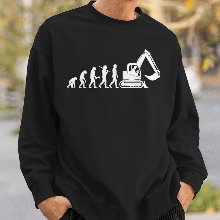 Digger Guide Evolution Digger Digger Driver Sweatshirt Geschenke für Ihn