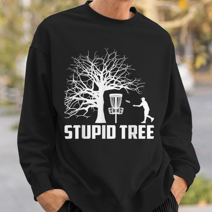 Disc Golf Stupid Tree Disc Golf Sweatshirt Gifts for Him