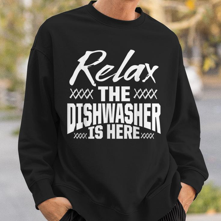 Dishwasher Relax Dishwashing Sweatshirt Gifts for Him