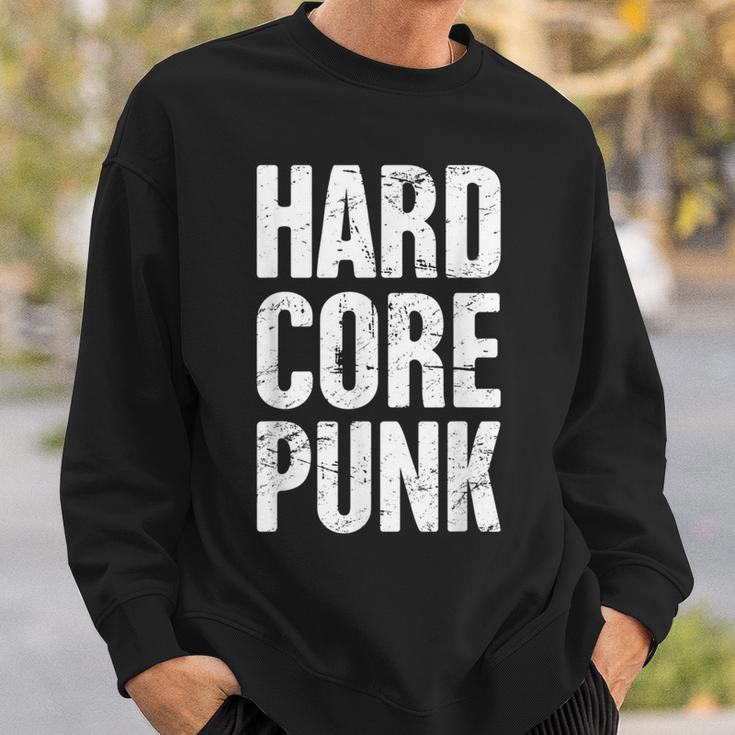 Distressed Punk Rock Band & Hardcore Punk Rock Sweatshirt Gifts for Him
