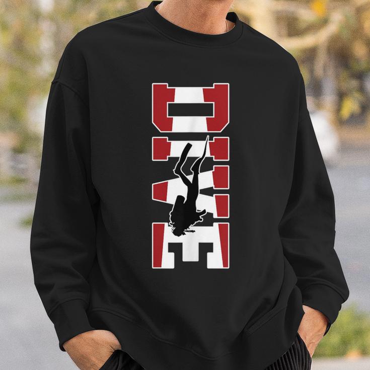 Diving Dive Diver Sweatshirt Geschenke für Ihn