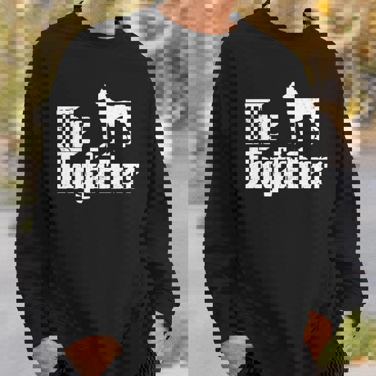 Doberman Pinscher Dog The Dogfather Dog Lover Sweatshirt Gifts for Him