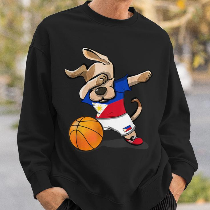Dog Dabbing Basketball Philippines Jersey Sport Lover Sweatshirt Geschenke für Ihn