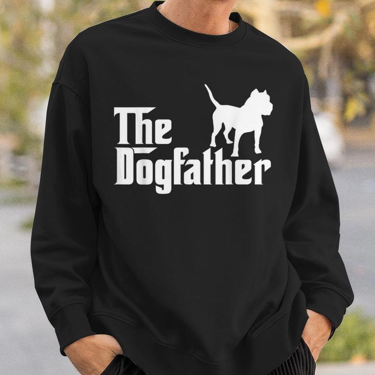 The Dogfather Pit Bull Sweatshirt Gifts for Him