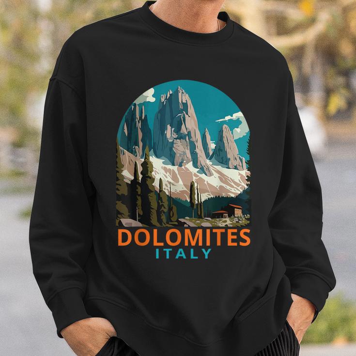 Dolomites Travel Exploration Souvenir Dolomites Italy Sweatshirt Geschenke für Ihn