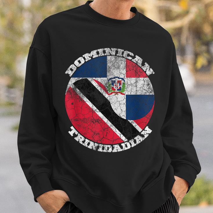 Dominican Trinidad Flags Half Trinidadian Half Dominican Sweatshirt Gifts for Him