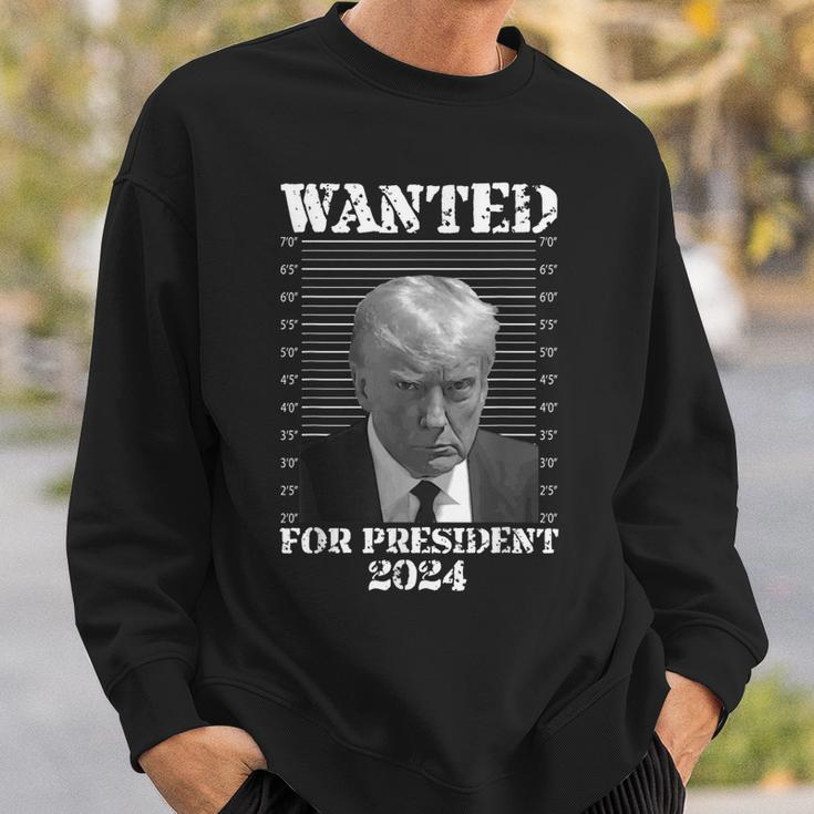 Donald Trump Not Guilty Shot 2024 Wanted For President Sweatshirt Gifts for Him