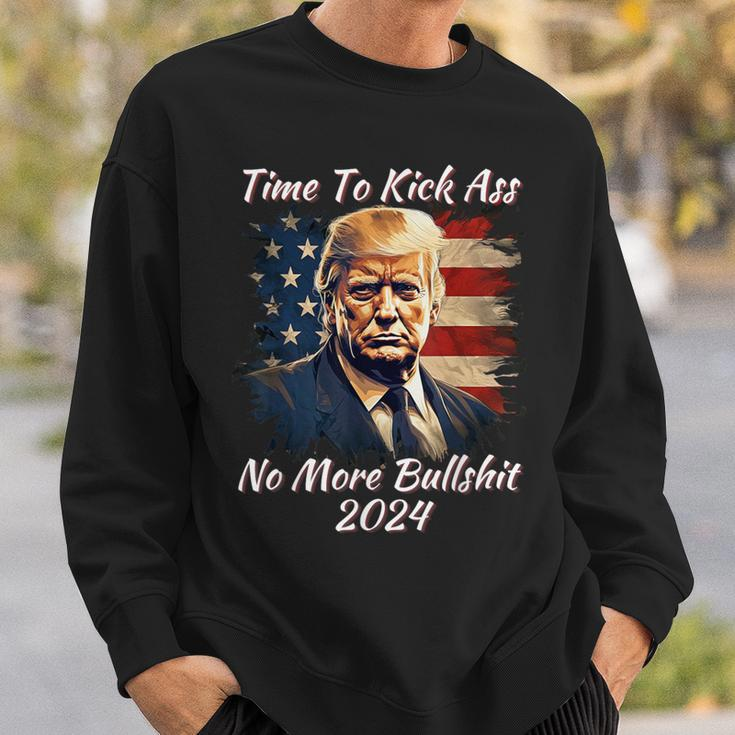 Donald Trump My President 2024 America Shot Flag Sweatshirt Gifts for Him