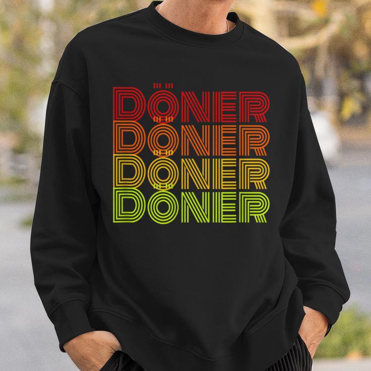 Doner Kebab Retro Sweatshirt Geschenke für Ihn