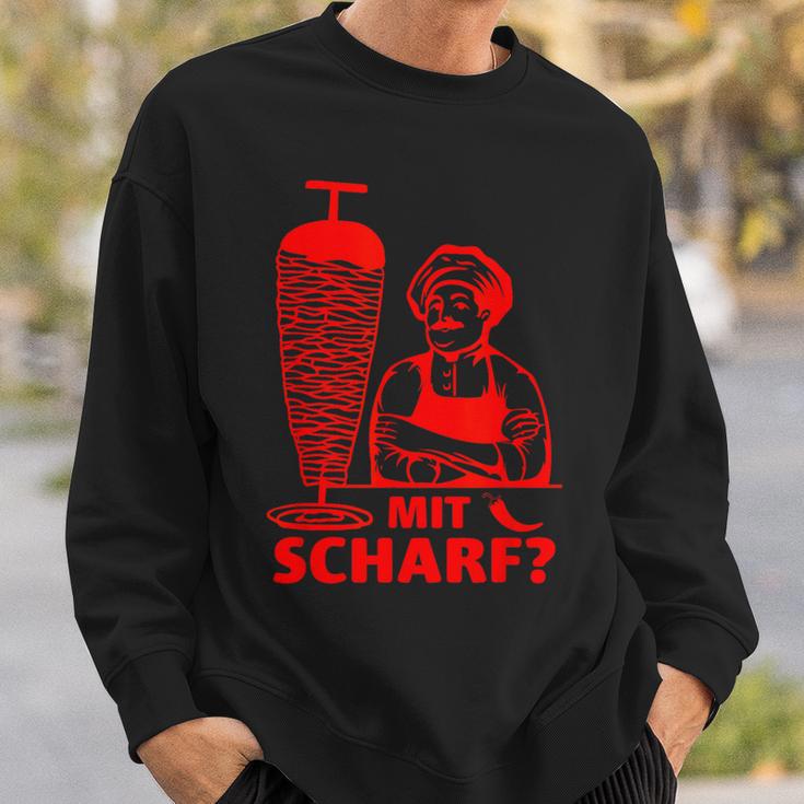 Doner Kebab Doner Shop With Scharf Sweatshirt Geschenke für Ihn