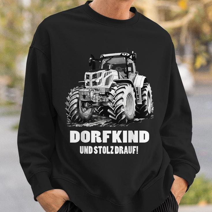 Dorfkind Traktor Landwirt & Bauern Trecker Geschenk Sweatshirt Geschenke für Ihn