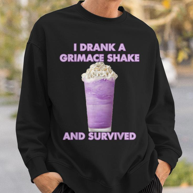 I Drank A Grimace Shake And Survived Sweatshirt Gifts for Him