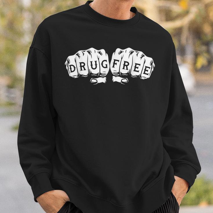 Drug Free Sober Sobriety Anniversary Aa Na Sweatshirt Gifts for Him