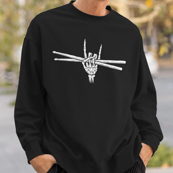 Drumsticks Band Music Drummer Percussion Player Sweatshirt Gifts for Him