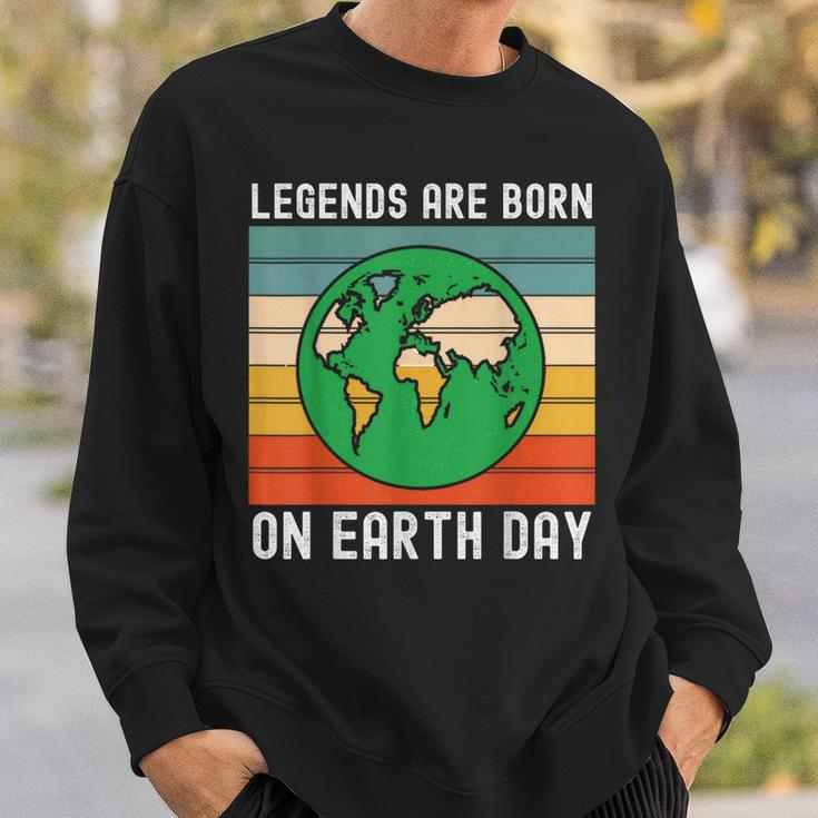Earth Day Is My Birthday Earth Day Birth Day Party Women Sweatshirt Gifts for Him