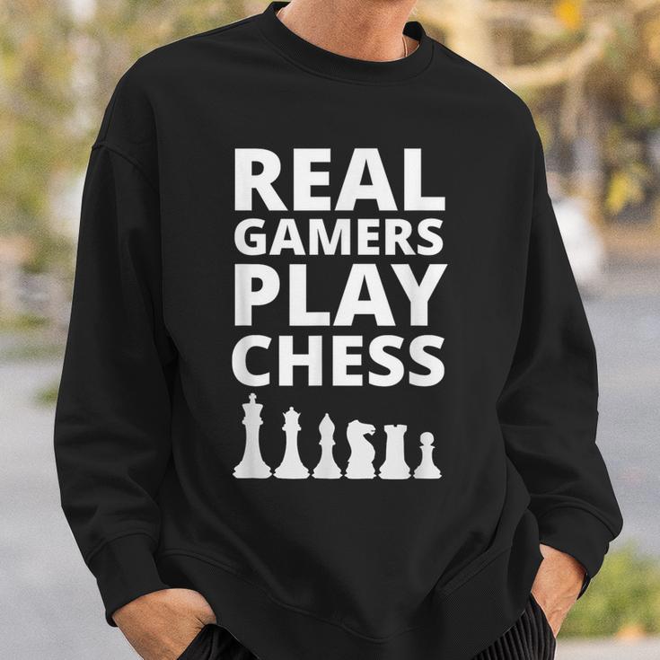 Echte Gamer Spiele Black Sweatshirt Geschenke für Ihn